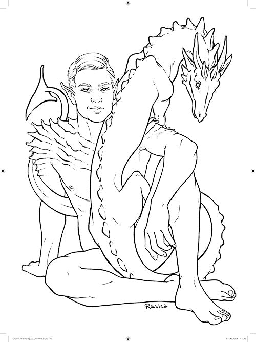 Signeret Erotisk Fantasy 2 - malebog for voksne